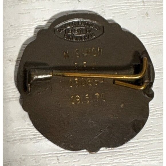 Vintage 1970 General Nursing Council England & Wales Pin Badge - Picture 4 of 5